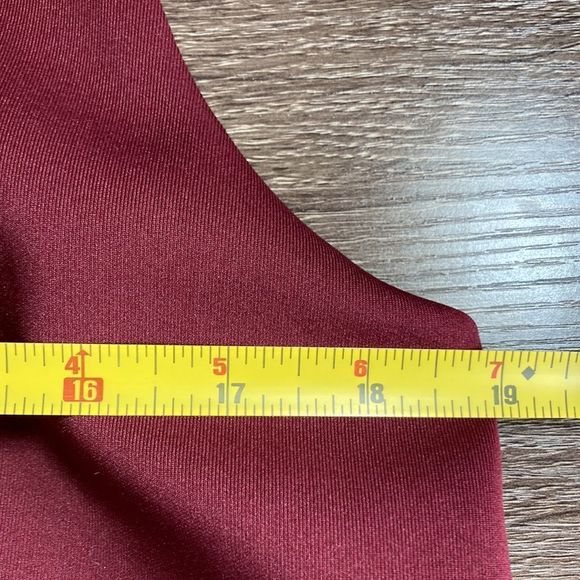 Womens 41 Hawthorn Burgundy Popover Dress Large - Picture 6 of 11